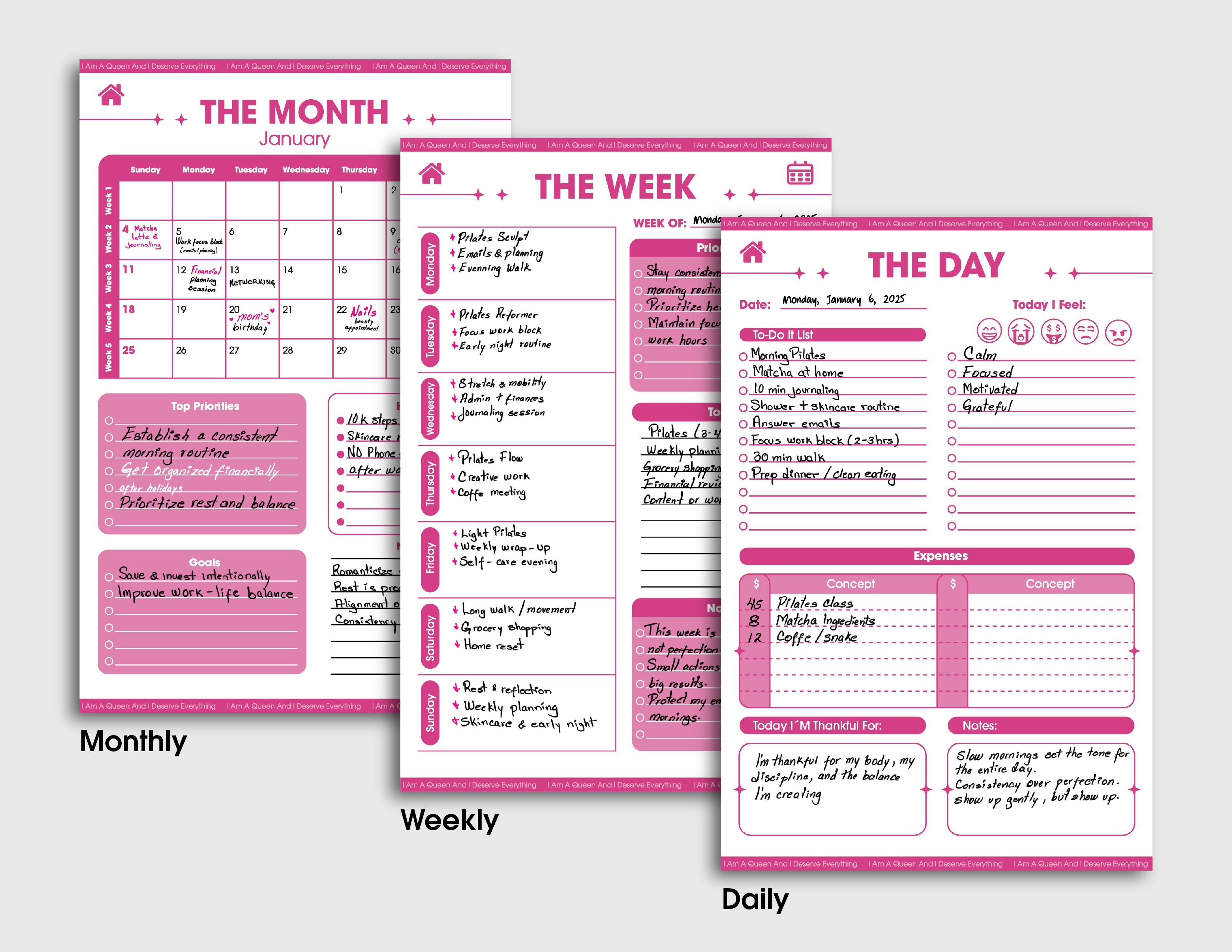 2026 Digital Planner - Pretty Pink
