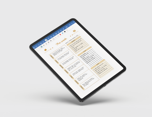 2026 Digital Planner - Beige Breeze