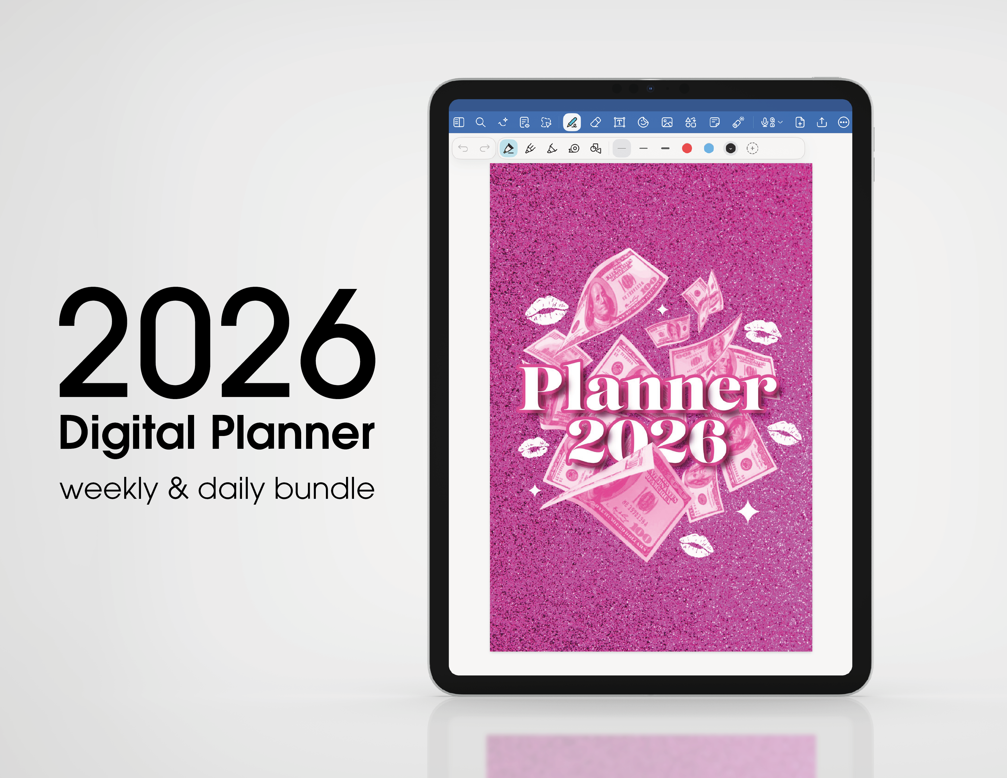 2026 Digital Planner - Pretty Pink