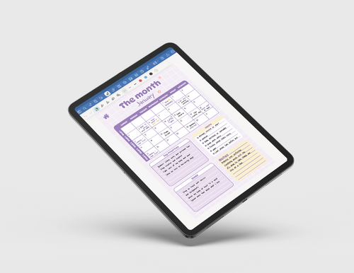 2026 Digital Planner - Playful Purple