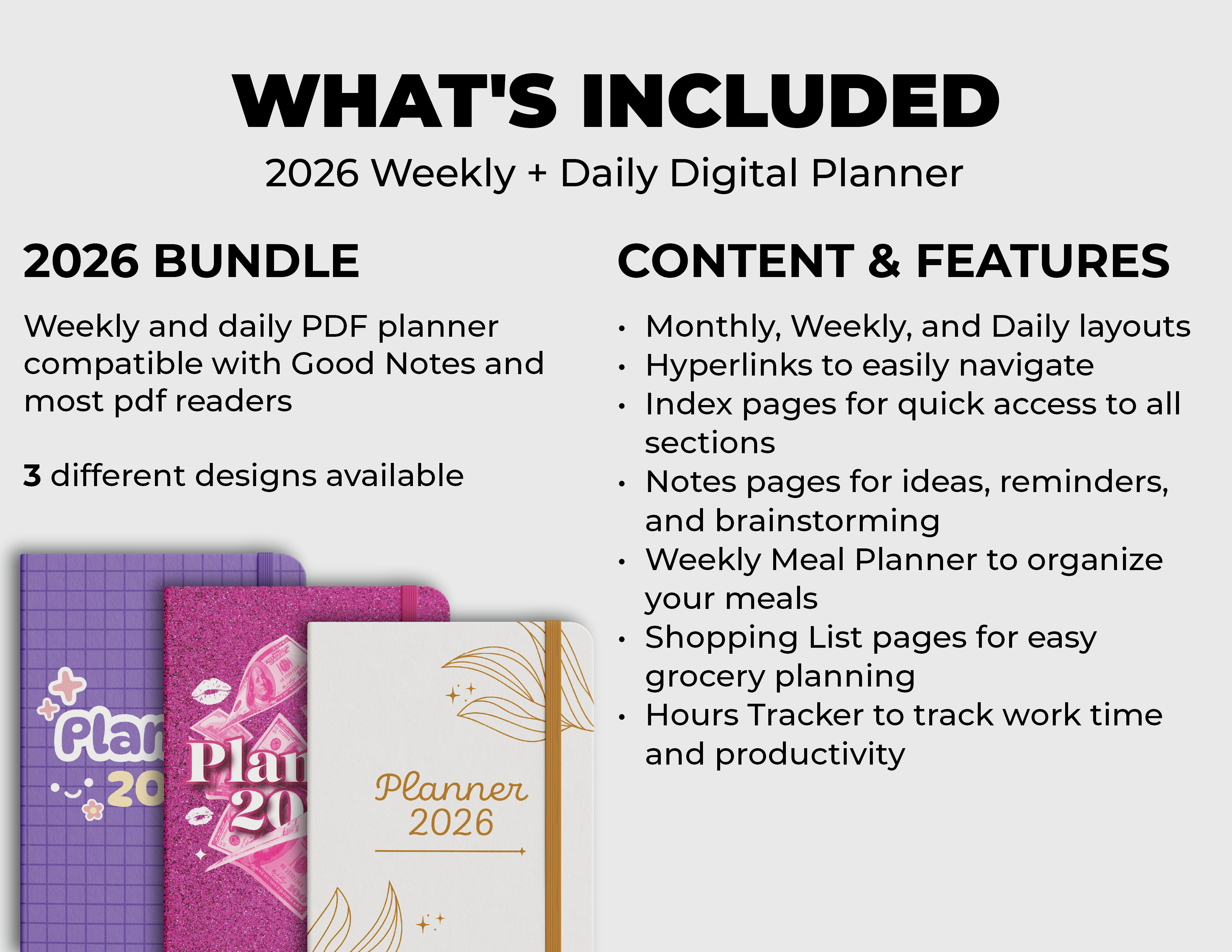 2026 Digital Planner - Beige Breeze