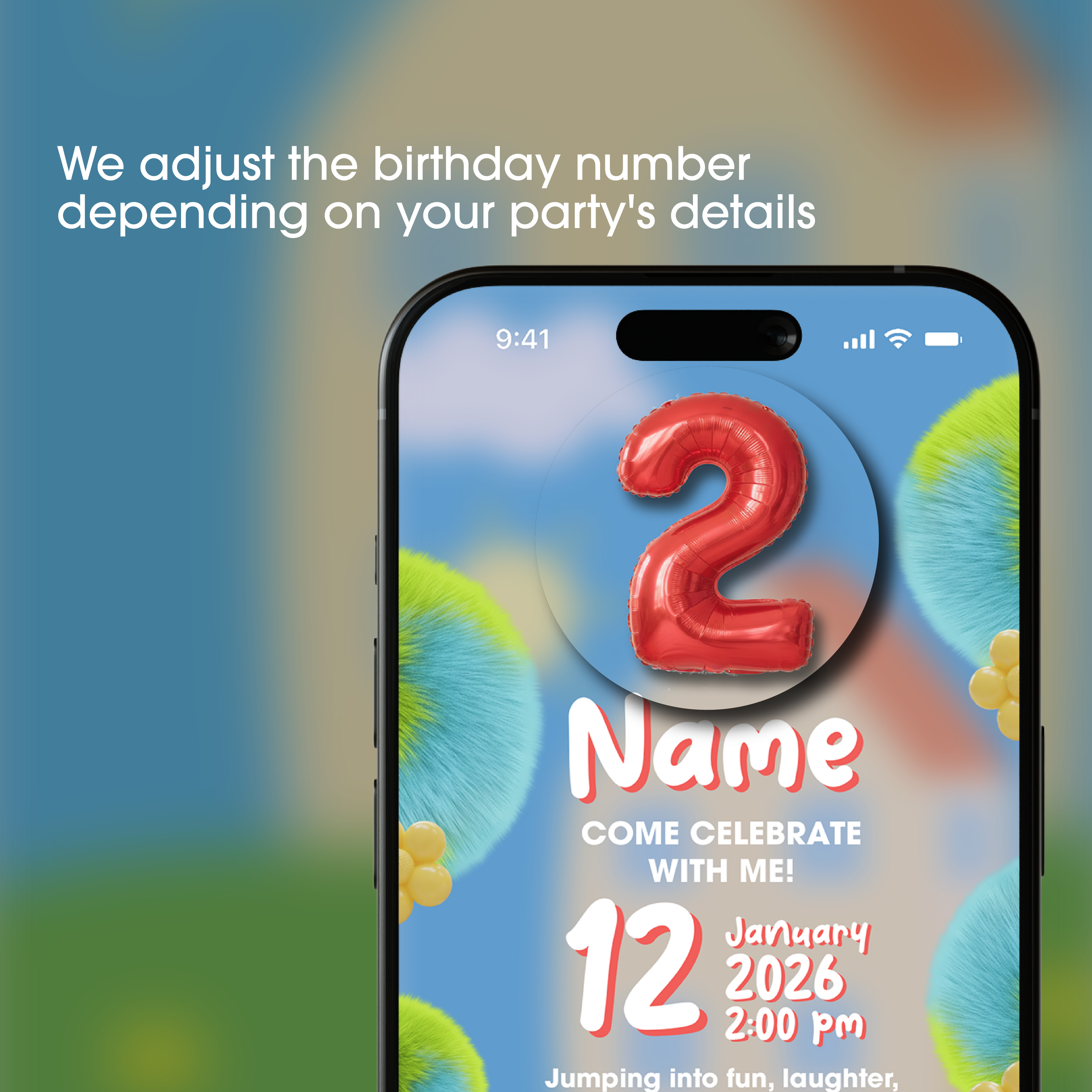 Peppa Pig (inspired) Digital Invitation